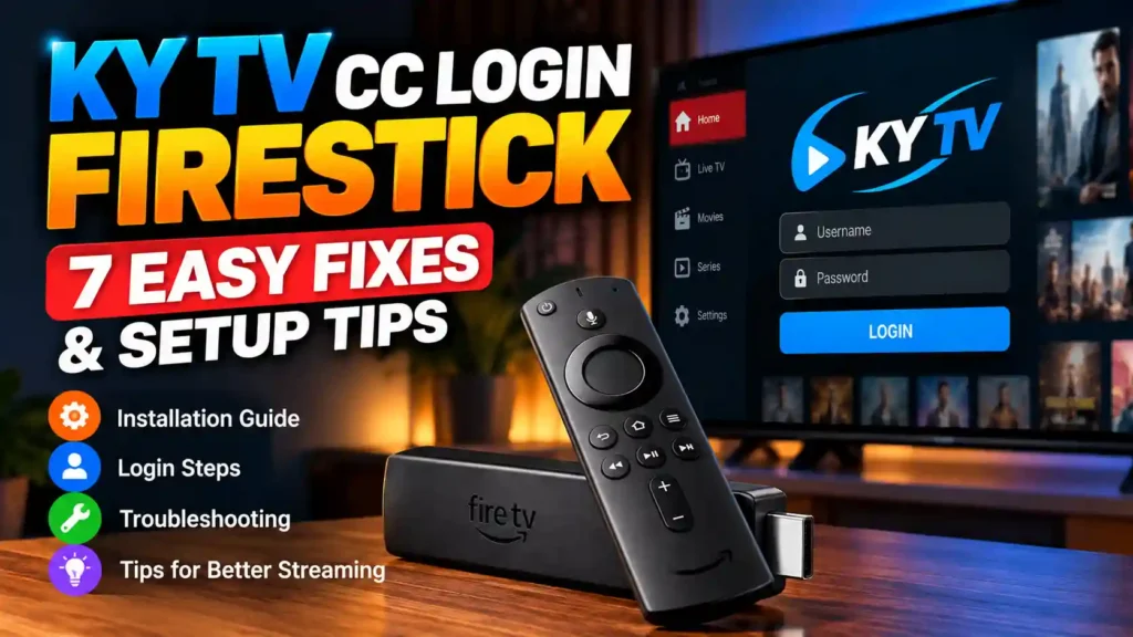 KY TV Firestick Login Guide